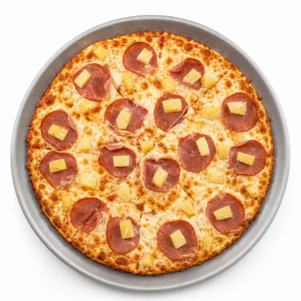 2 Toppings Large Pizza.