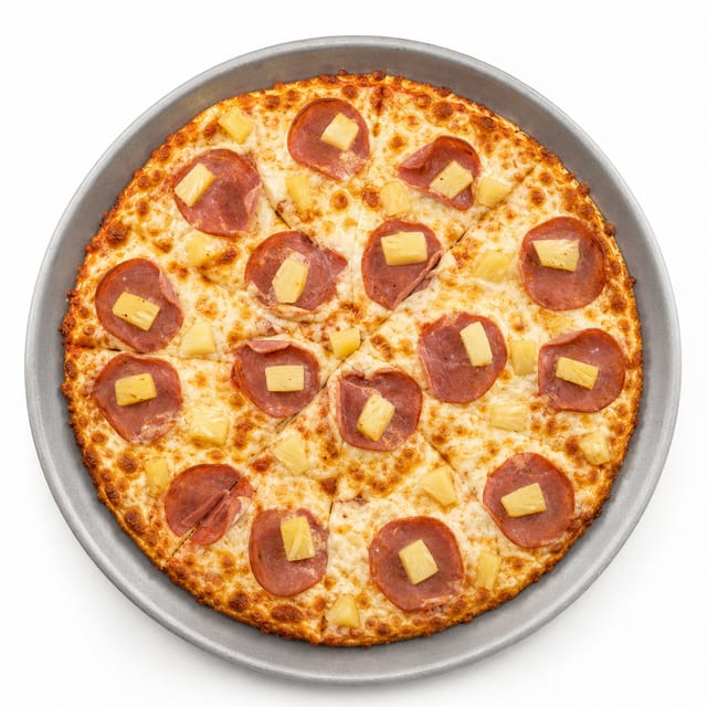 2 Toppings Large Pizza.