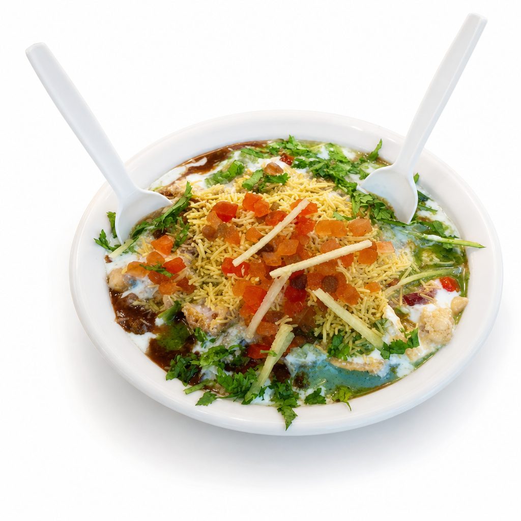 Samosa Loaded Chaat.