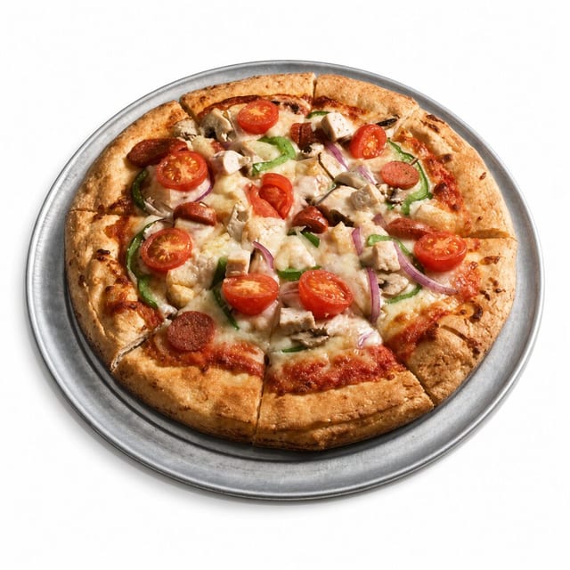 Pizza DESI VEGGIE DELIGHT.