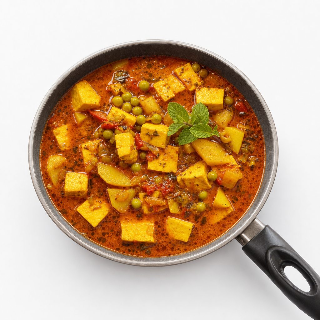 Aloo Mutter Paneer.
