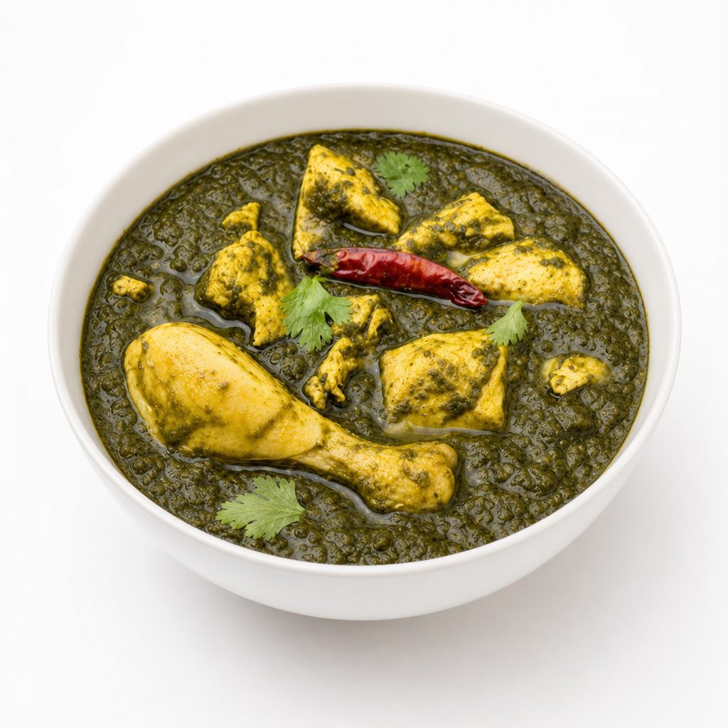 Saag Chicken.