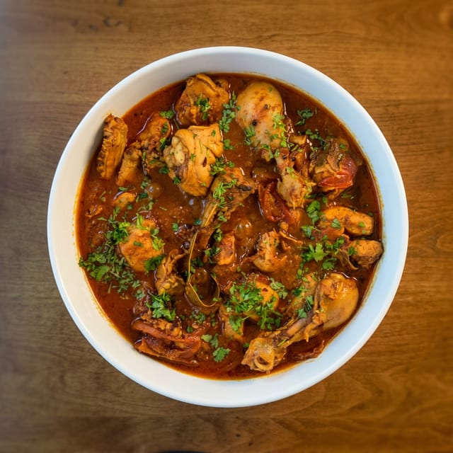 Desi Chicken Curry.