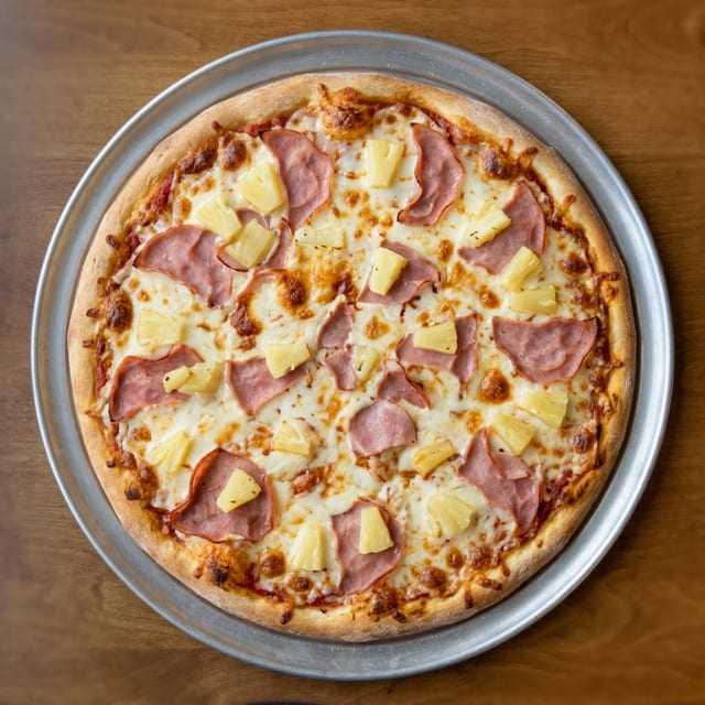 2 Toppings Large Pizza.