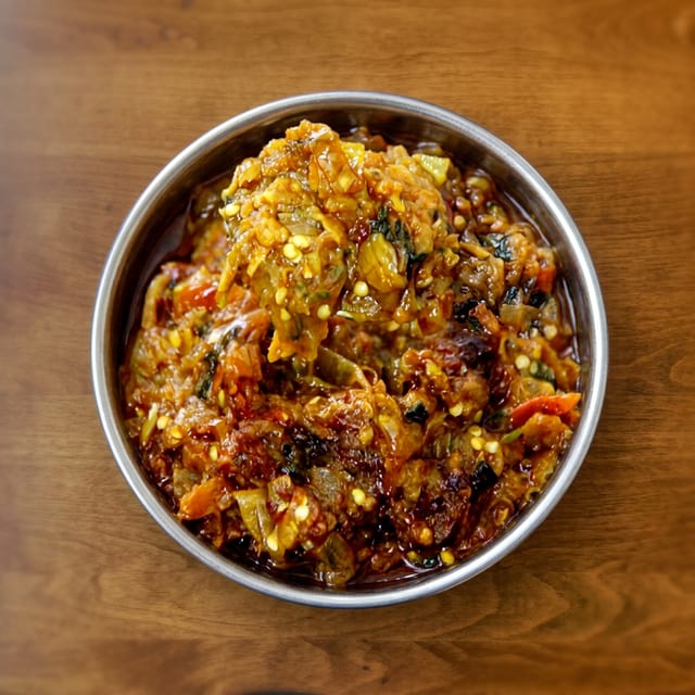 Baingan Bhartha.