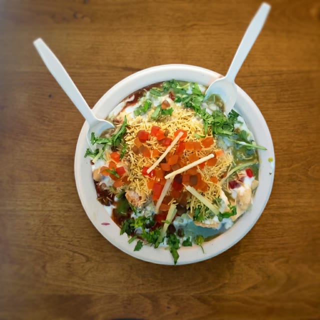 Samosa Loaded Chaat.